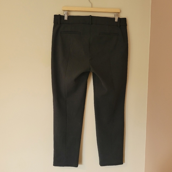 J Crew 365 Cameron High Rise Ankle Dress Pant Stretch Black Size 12 - Picture 4 of 10